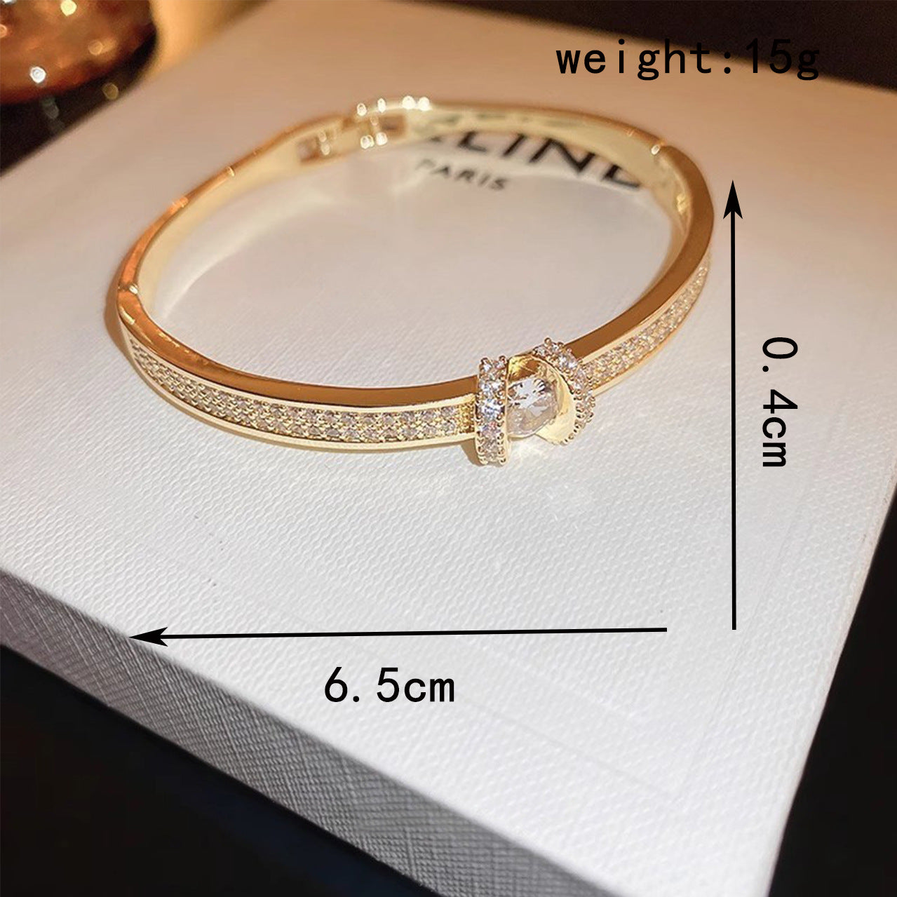 Titanium steel light luxury high-end sense micro-inlaid zircon stainless steel bracelet fashion temperament bracelet niche versatile jewelry wholesale