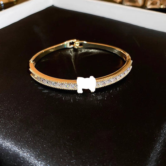 High version bracelet, Kajiadi's four-leaf and five-leaf bracelet, bracelet, custom-made, wholesale CD double C with pictures and samples.